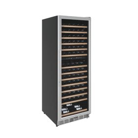 24in Wide Dual Zone Wine Refrigerator Cooler-154 Bottle Capacity